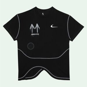 BLACK OFF-WHITE ASYMMETRIC X Nike T-shirt
